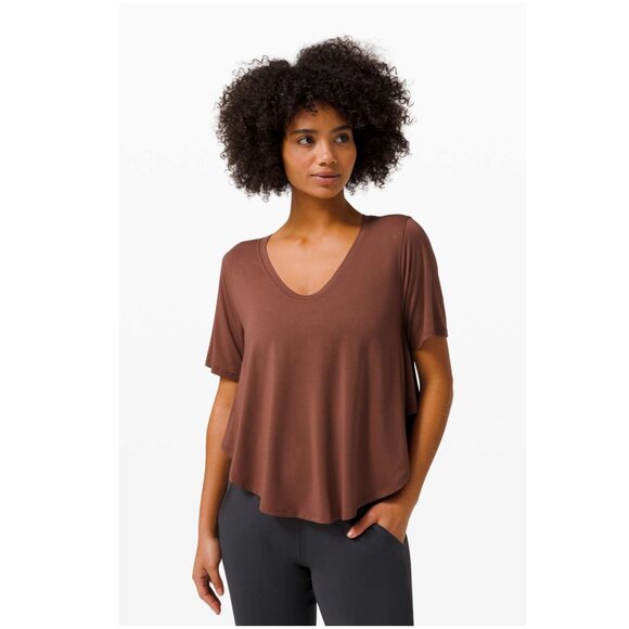 Lululemon Up for Down Time Short Sleeve Ancient Copper $68 - Picture 1 of 5